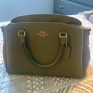 Coach Olive Green Sage Carryall
